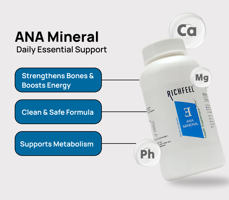 ANA Mineral - 30 Capsules - Vitamin Supplement